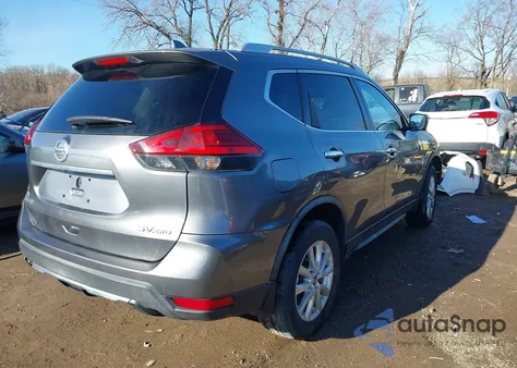 2017 Nissan Rogue Sv z USA, uszkodzony, nr VIN KNMAT2MV5HP590907